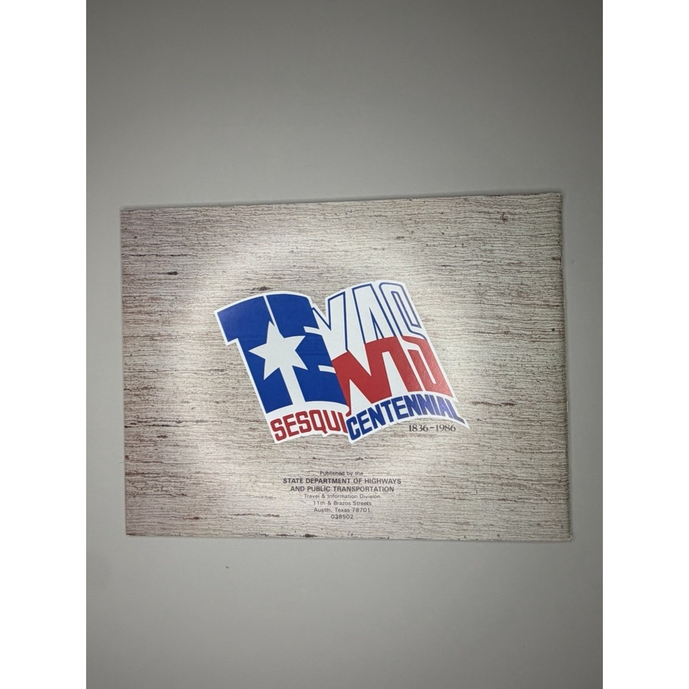 Texas Sesquicentennial Commemorative Booklet 1986 The Friendship State - Picture 2 of 3